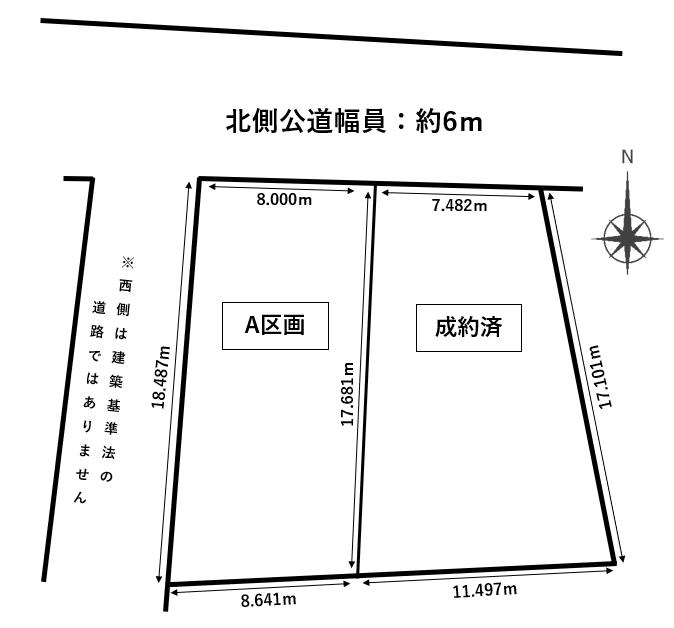 小牧市南外山土地　A区画